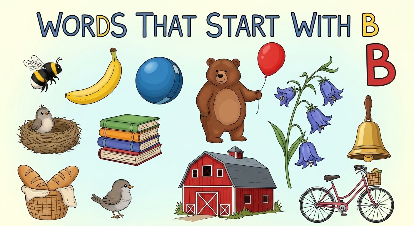 Words That Start With B
